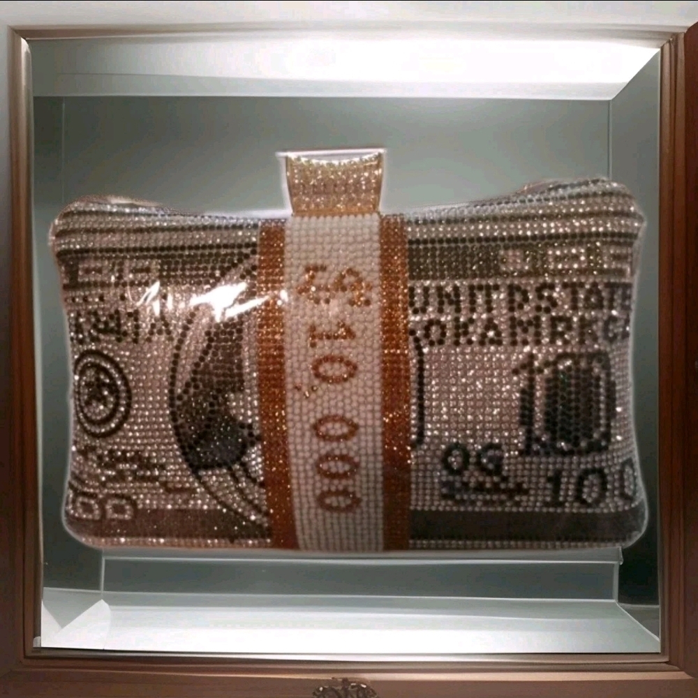 Beaded Money Clutch